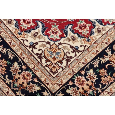 Tappeto Isfahan Persia beige grigio 108x174