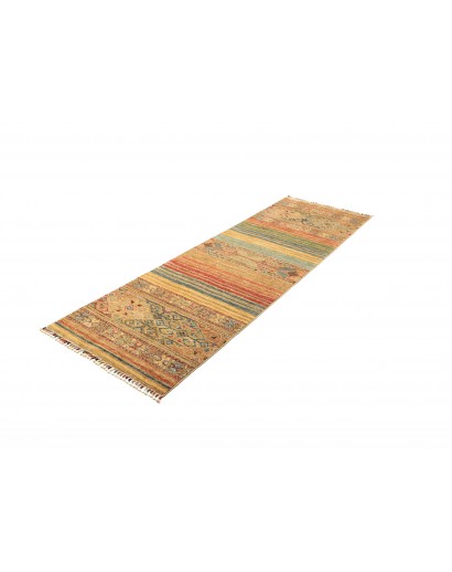Tappeto Rubin Pakistan marrone azzurro 79x251
