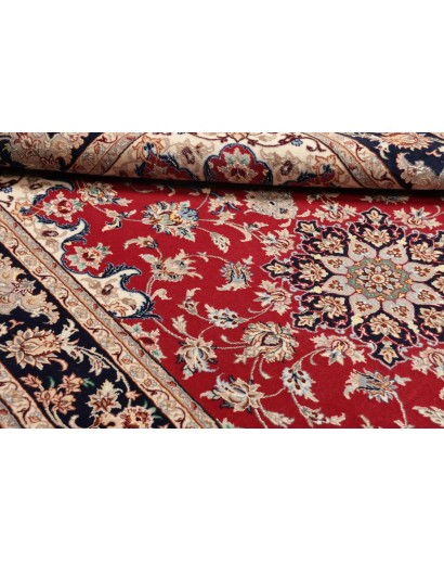 Tappeto Isfahan Persia beige grigio 108x174