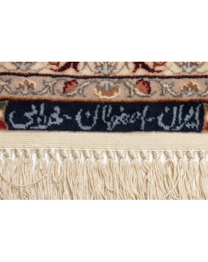 Tappeto Isfahan Persia beige grigio 108x174