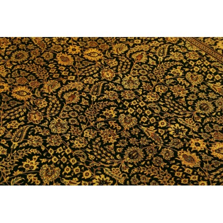 Tappeto Ghom seta Persia arancione 135x203