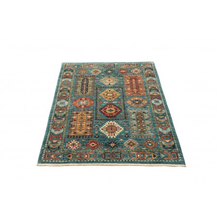 Tappeto Tribal Pakistan azzurro marrone 80x121