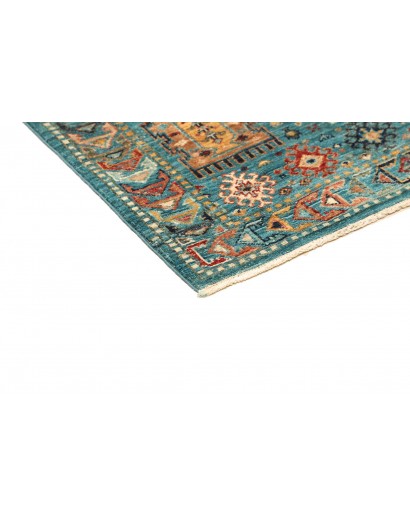 Tappeto Tribal Pakistan azzurro marrone 80x121