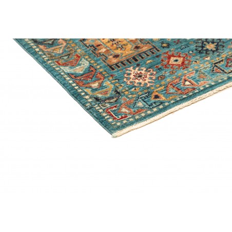 Tappeto Tribal Pakistan azzurro marrone 80x121