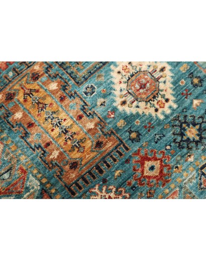 Tappeto Tribal Pakistan azzurro marrone 80x121