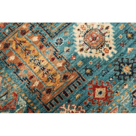 Tappeto Tribal Pakistan azzurro marrone 80x121