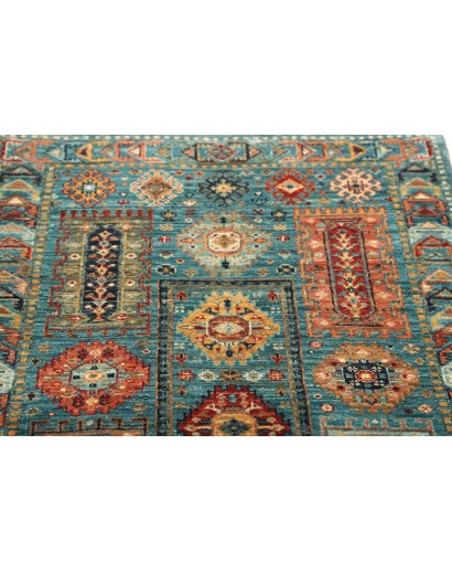 Tappeto Tribal Pakistan azzurro marrone 80x121