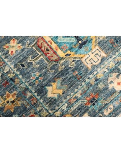 Tappeto Tribal Pakistan bianco grigio 79x123