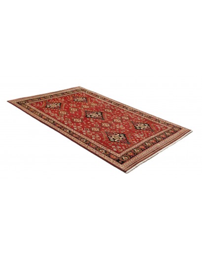 Tappeto Shiraz Persia marrone giallo 156x242