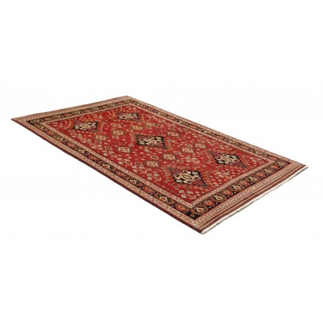 Tappeto Shiraz Persia marrone giallo 156x242