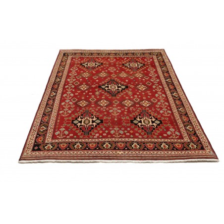 Tappeto Shiraz Persia marrone giallo 156x242