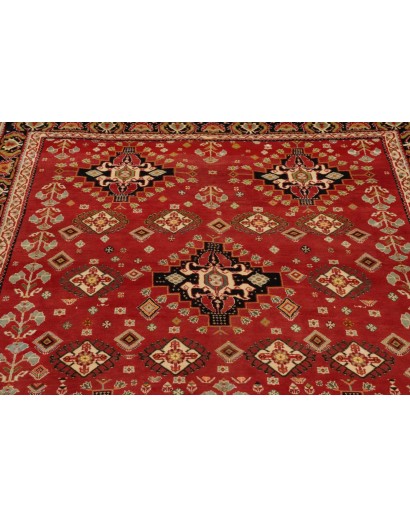 Tappeto Shiraz Persia marrone giallo 156x242