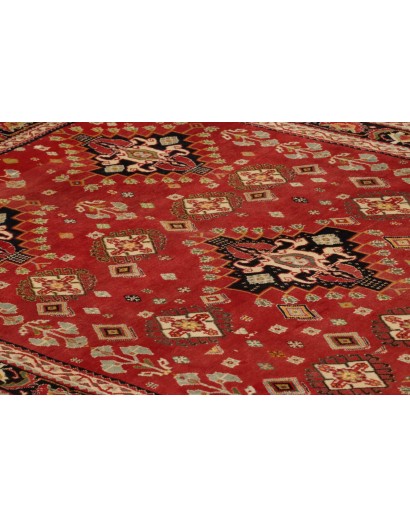 Tappeto Shiraz Persia marrone giallo 156x242