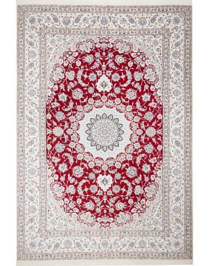 Tappeto Nain 9La Persia bianco marrone 248x357