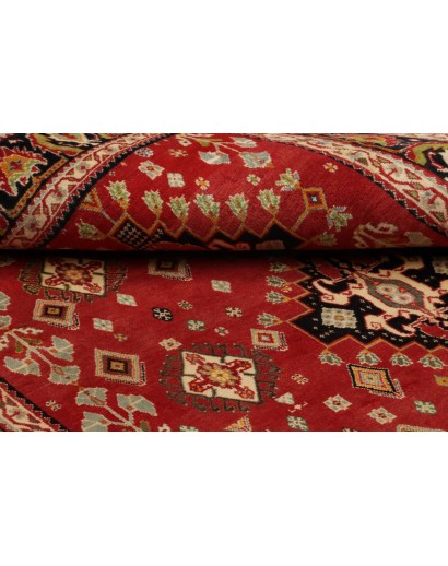 Tappeto Shiraz Persia marrone giallo 156x242
