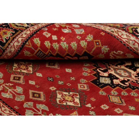 Tappeto Shiraz Persia marrone giallo 156x242
