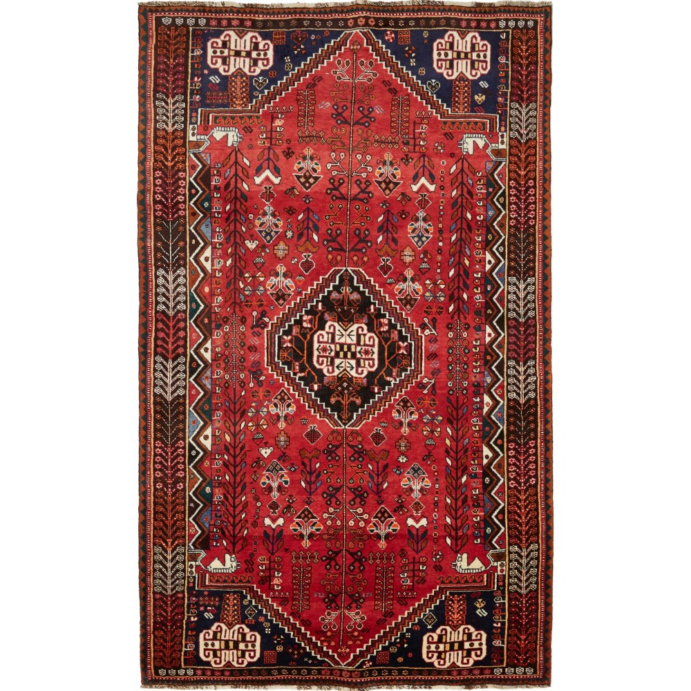 Tappeto Shiraz Persia marrone beige 160x267
