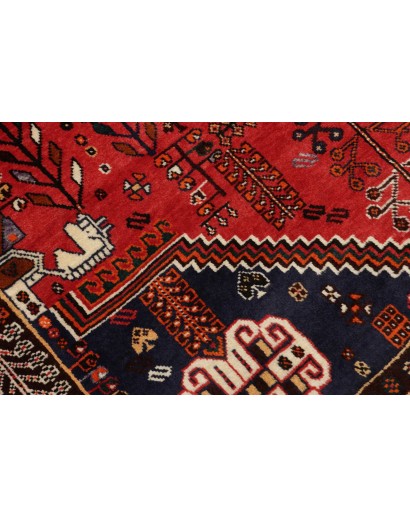 Tappeto Shiraz Persia marrone beige 160x267