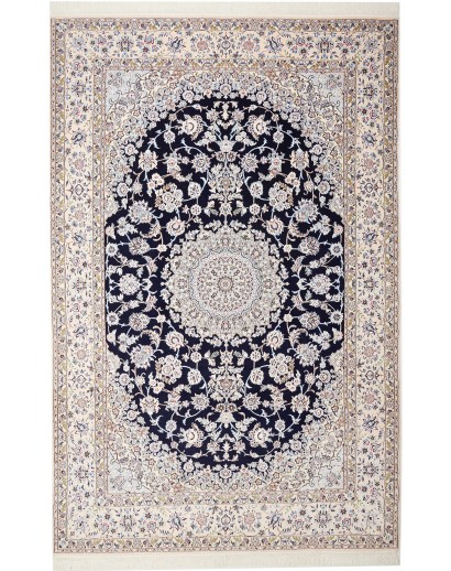 Tappeto Nain 9La Persia bianco grigio 200x312