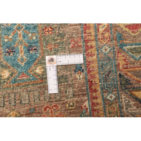 Tappeto Tribal Pakistan bianco marrone 126x181