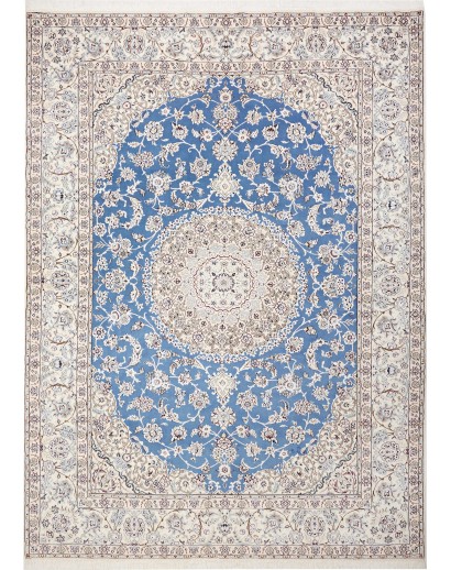 Tappeto Nain 9La Persia bianco grigio 253x347