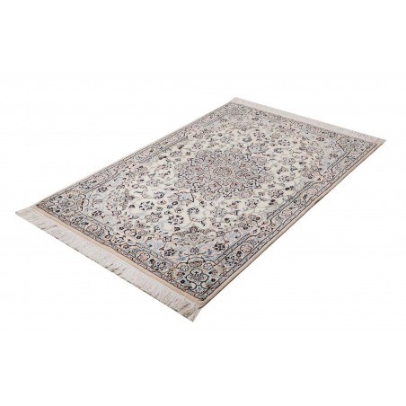 Tappeto Nain 9La Persia bianco grigio 104x153