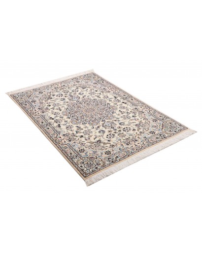 Tappeto Nain 9La Persia bianco grigio 104x153