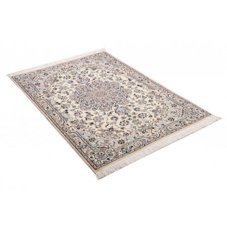Tappeto Nain 9La Persia bianco grigio 104x153