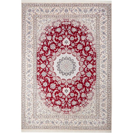 Tappeto Nain 9La Persia bianco grigio 250x352