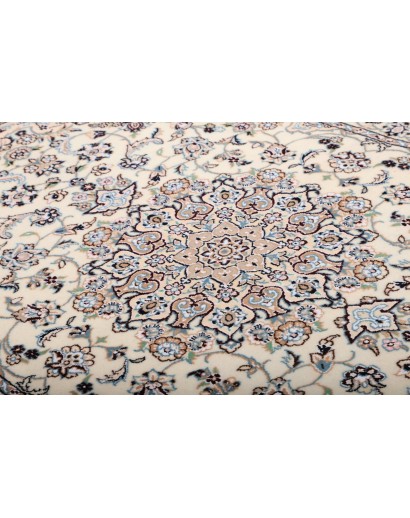 Tappeto Nain 9La Persia bianco grigio 104x153