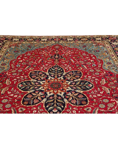 Tappeto Tabriz Persia marrone grigio 250x340