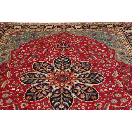 Tappeto Tabriz Persia marrone grigio 250x340