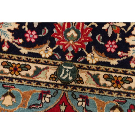 Tappeto Tabriz Persia marrone grigio 250x340