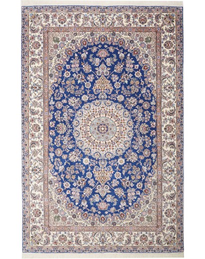Tappeto Nain 9La Persia beige azzurro 200x309