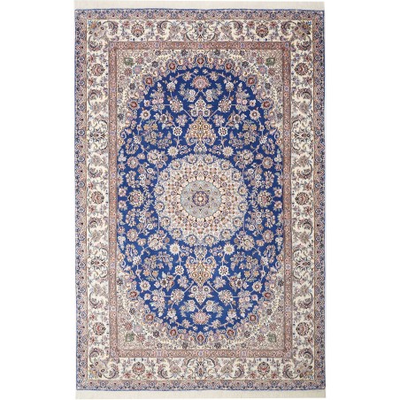 Tappeto Nain 9La Persia beige azzurro 200x309