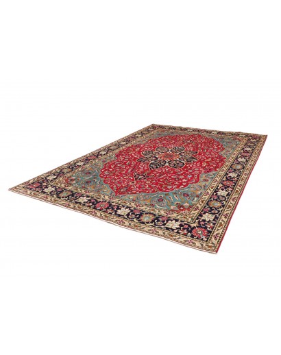 Tappeto Tabriz Persia marrone grigio 250x343