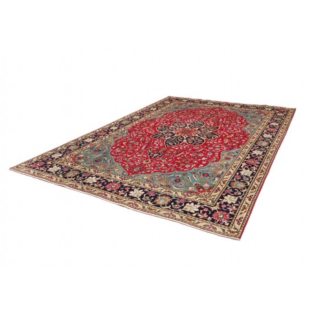 Tappeto Tabriz Persia marrone grigio 250x343