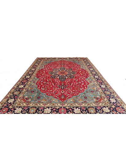 Tappeto Tabriz Persia marrone grigio 250x343