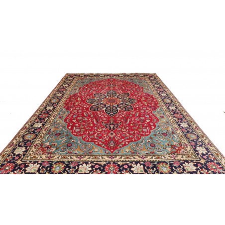 Tappeto Tabriz Persia marrone grigio 250x343