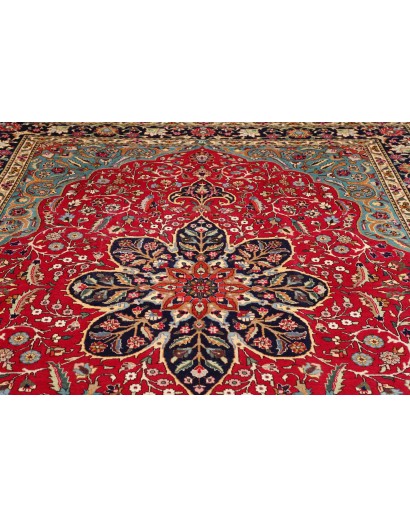 Tappeto Tabriz Persia marrone grigio 250x343