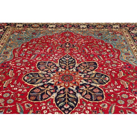 Tappeto Tabriz Persia marrone grigio 250x343