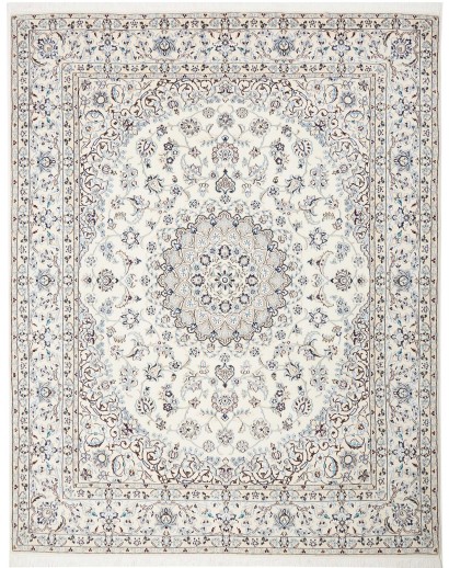 Tappeto Nain 9La Persia bianco grigio 206x257