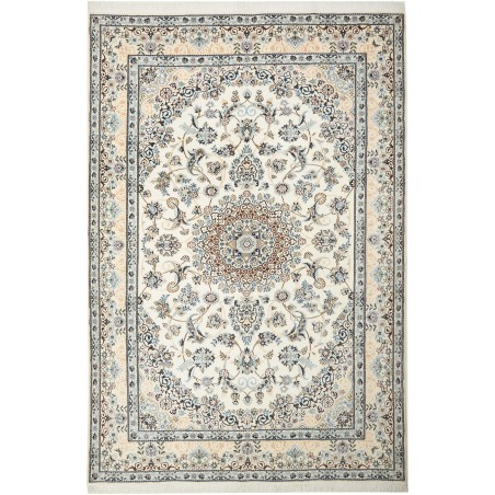 Tappeto Nain 9La Persia bianco grigio 202x306