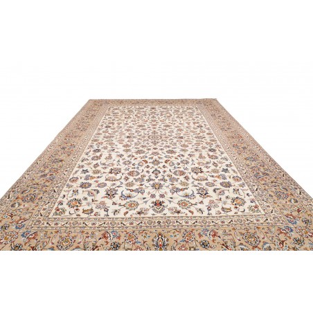 Tappeto Kashan Persia bianco 253x357