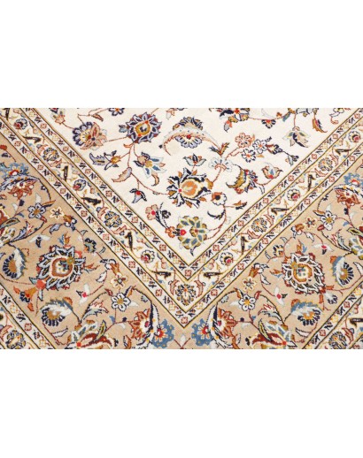 Tappeto Kashan Persia bianco 253x357
