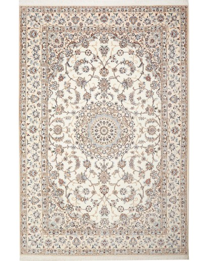 Tappeto Nain 9La Persia bianco grigio 202x301