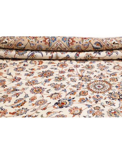 Tappeto Kashan Persia bianco 253x357