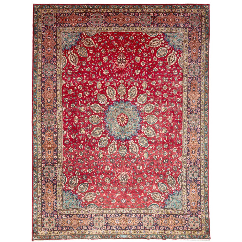 Tappeto Tabriz Persia marrone 295x390