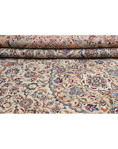 Tappeto Kashan Persia beige marrone 275x400