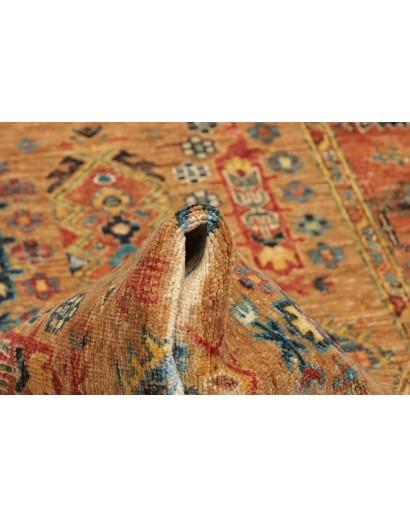 Tappeto Tribal Pakistan arancione grigio 80x242